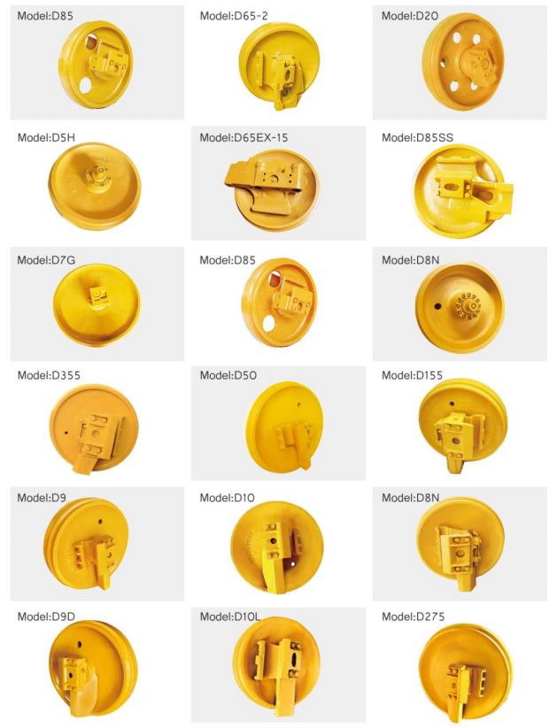 Excavator spare parts Komatsu PC200-8MO PC300-5 PC300-8 PC400-5 excavator idler assy