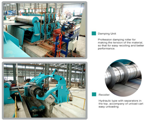 Hydraulic Motor Steel Slitting Line Steel Coil Slitting Machine 40M/Min Cutting Speed