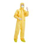 65gsm Hazmat Coverall Suit , Chemical Resistant Coveralls silicon free