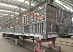Carbon Steel Utility Semi Trailers 30-60 Tons For Special Goods Transportation