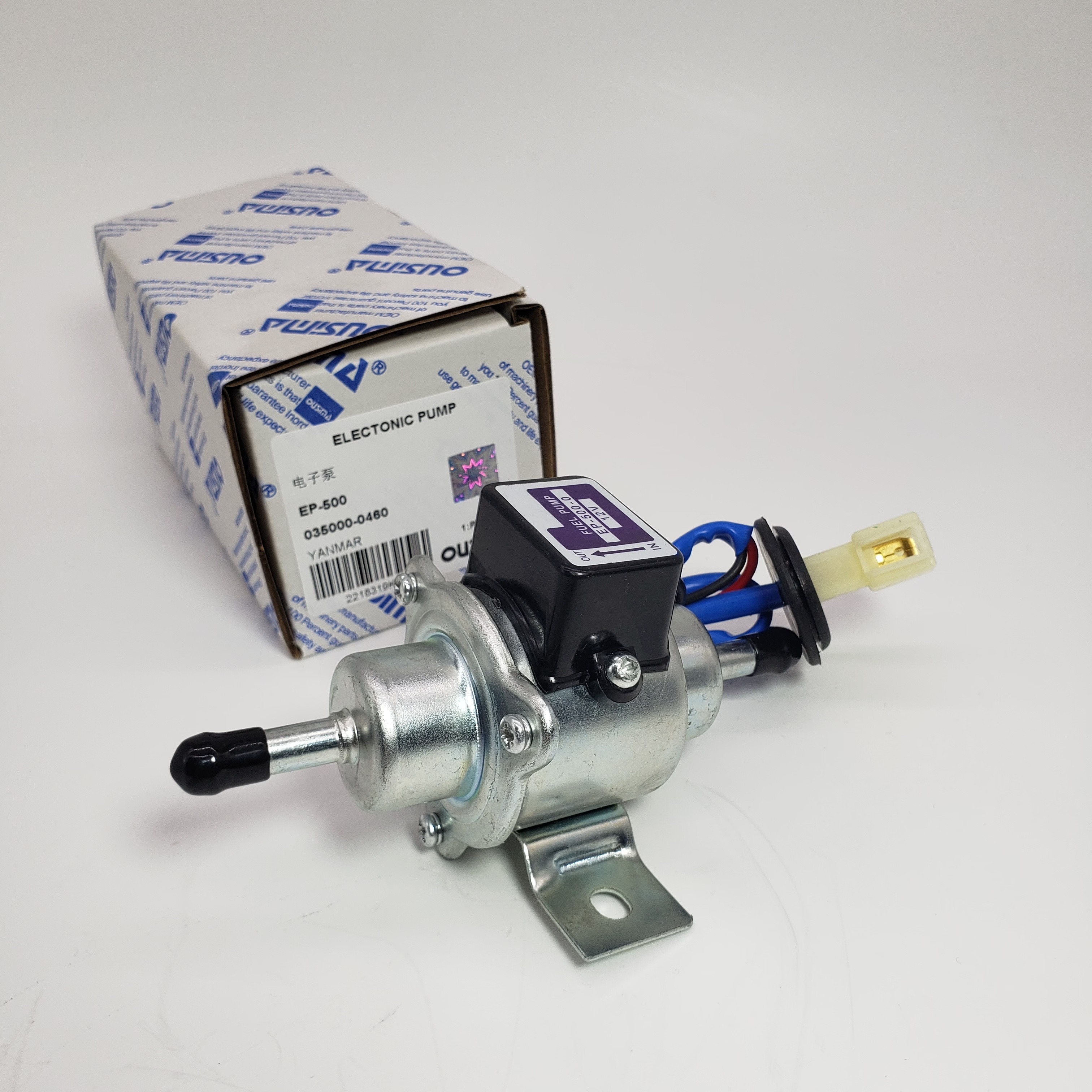 Ousima EP-500 035000-0460 Electric Fuel Pump 12V For YANMAR KUBOTA