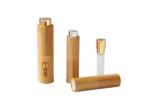 Eco Friendly 20ml Mini Perfume Atomizer Twist Up Bamboo spray Bottle