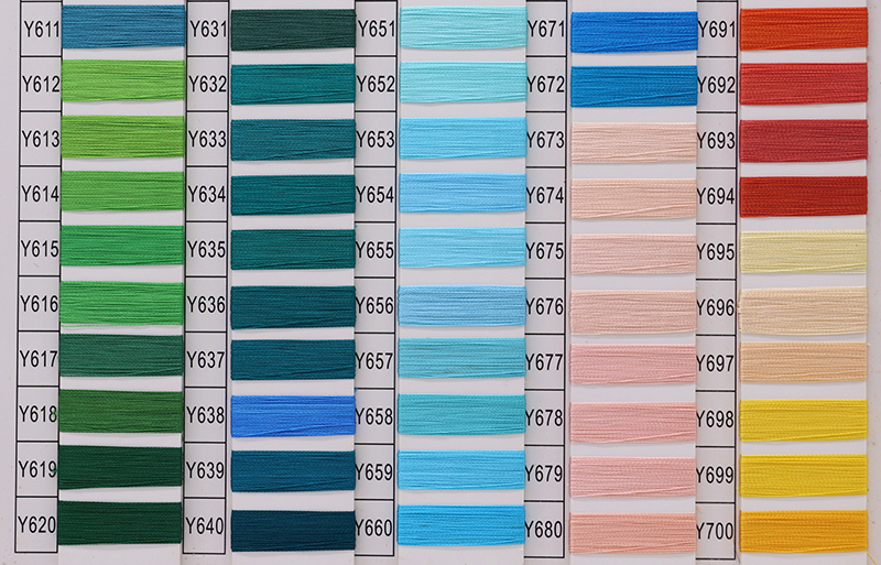 130G 5000Y Silk 120D/2 100% Viscose Rayon Embroidery Thread for Clothing Embroidery