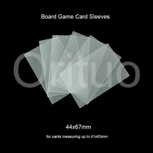 Quality Clear Board Game Sleeves Non Glare 44x67mm Cpp Matte Card Sleeves wholesale