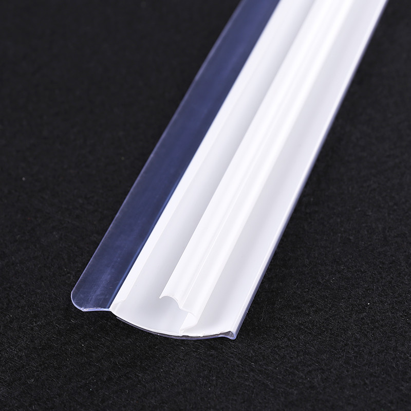 Plastic Price Label Holder For Supermarket Shelf Customized