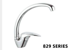 Quality Brass Home Depot Faucets Sink Kitchen Single Handle Chrome Mixer wholesale