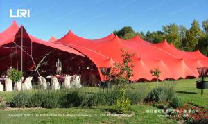 Quality Large Holes Fabric Festival Wedding Event Stretch Tent For 300 Seater wholesale