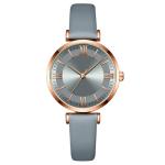 30M Life Waterproof Roman Numerals 1.2cm Branded Belt Watches For Ladies