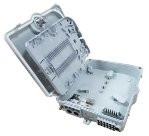 Quality 12 SC SX Fiber Optic Termination Box IP65 For 2.0x3.0mm Drop Cable wholesale