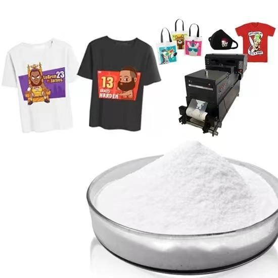ECO Friendly White DTF Powder Adhesive Hot Melt Powder For Heat Transfer