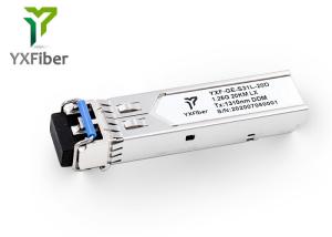 Quality 1000BASE-LX/LH SFP 1310nm 20km Single Mode Dual Fiber LC DDM FP Laser wholesale