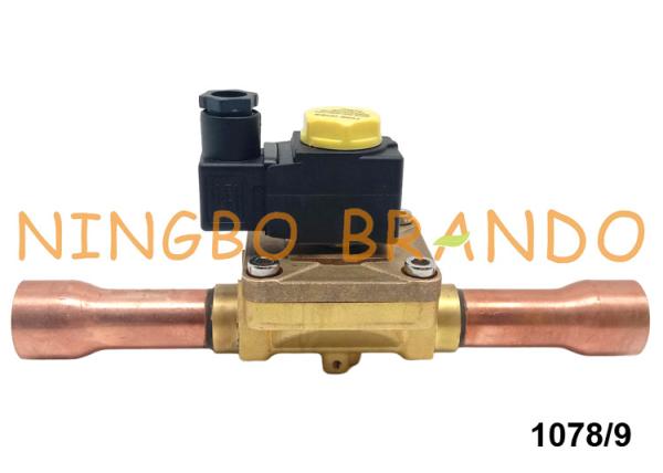 Cheap 1078/9 Castel Type 1 1/8'' Refrigeration Solenoid Valve 12V 24V DC 110V 220V AC for sale