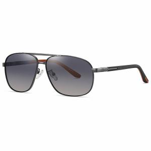 Quality Custom metal polarized sunglasses 5.70 Inches , Men Women Universal Eyewear wholesale