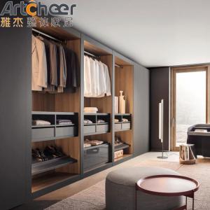 Quality Bedroom Design Foldable Built In Wardrobe Closet With Laminated Finish wholesale