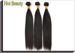 Brazilian Virgin Human Hair Bundles Natural Black Silky Straight Unprocessed