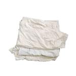 100% Cotton 30cm 55Cm 20kg/Bale White T Shirt Rags