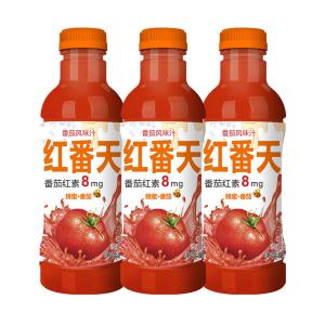 Quality Low Calorie Unsalted Tomato Juice with 11.2g Carbohydrates 0g Protein 6mg Sodium - 100ml Bottle wholesale