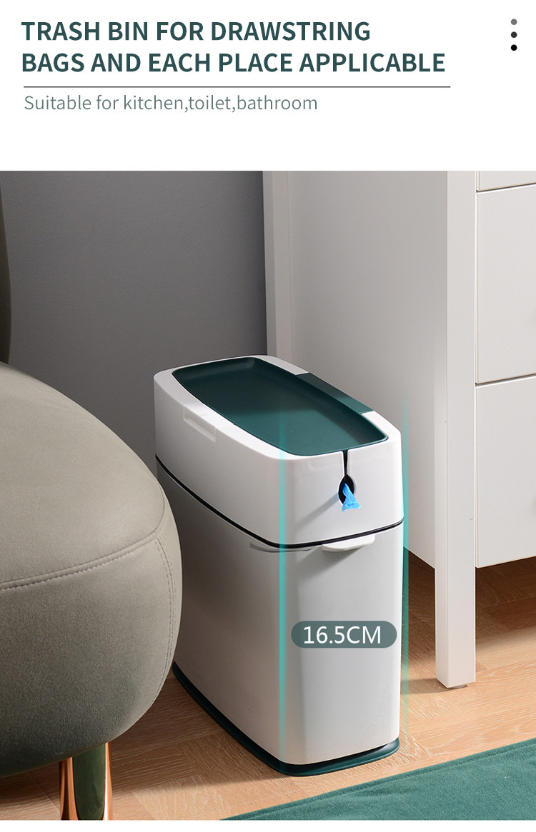 Touchless Intelligent Sensor Trash Can Kitchen Garbage Bin For Home
