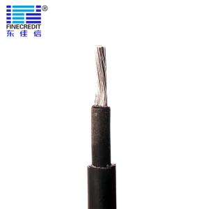 Quality Tinned Copper 6mm Solar Cable , H1Z2Z2-K 1.5kV Solar Dc Wire wholesale