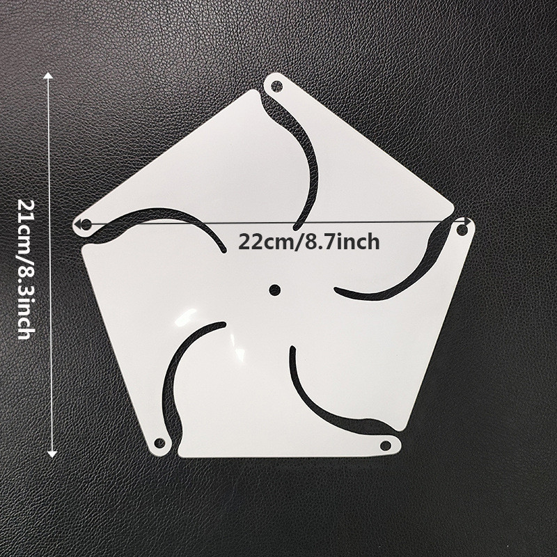 Double Sided Printing Sublimation Blanks Windmill For Personalized Ornaments Sublimation Plastic Blanks