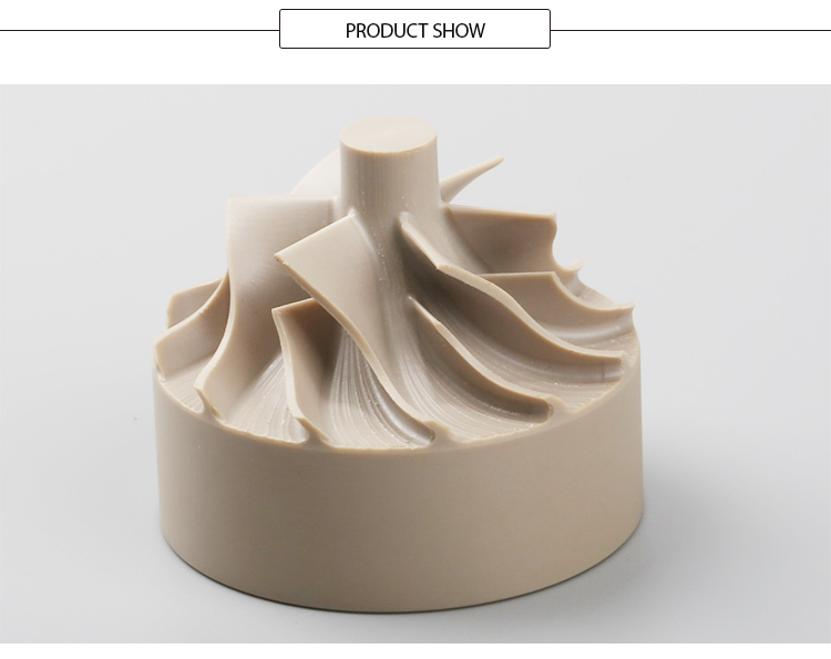 OEM PEEK Plastic Machining PEEK Impeller Parts Custom Color OEM / ODM