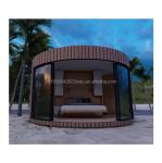 Family or Hotel 20ft or 40ft Prefabricated Wooden Houses Flat Pack Container
