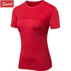 Quality Sportswear Women's Moisture-Wicking Gym Bodybuilding Short-Sleeve T-Shirt wholesale