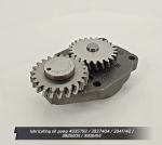 Bright Silver 6BT Cummins Oil Pump Aluminum L Alloy Steel Construction