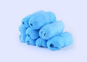 Quality Durable Non Woven Shoe Cover , Disposable Foot Covers Good Elasticity wholesale