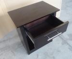 Wooden 5-star hotel furniture stone top night stand/bed side table NT-0024