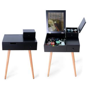Quality 12.3kg 3mm Mirror Wooden Make Up Table Family Room Furnitures wholesale