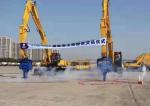 18m Heavy Civilized Construction Hydraulic Screw Pile Driver Stable