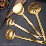Factory Gold Luxury Color Stainless Steel Kitchen TOOLS Utensils Amazon Kitchen