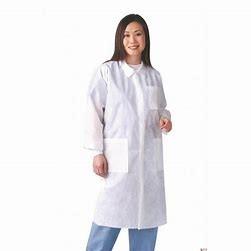 Quality Customized Disposable Visitor Coats CE / ISO9001 Approved For Hospital wholesale