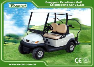 Quality Excar Mini 2 Person Second Hand Golf Cars 48V Trojan Battery With Caddie Plate wholesale