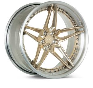 Quality Aluminum Alloy Audi Forged Wheels 6061 - T6 Satin Black Grey Barrel Shape Rim 24inches wholesale