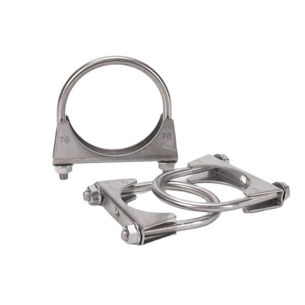 INCH Measurement System Standard 3.0" Stainless Steel Exhaust Clamp U Bolt Pipe