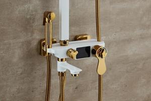 Quality SUS314 Thermostatic Shower Faucet Controlled Taps Concealed Mounted wholesale