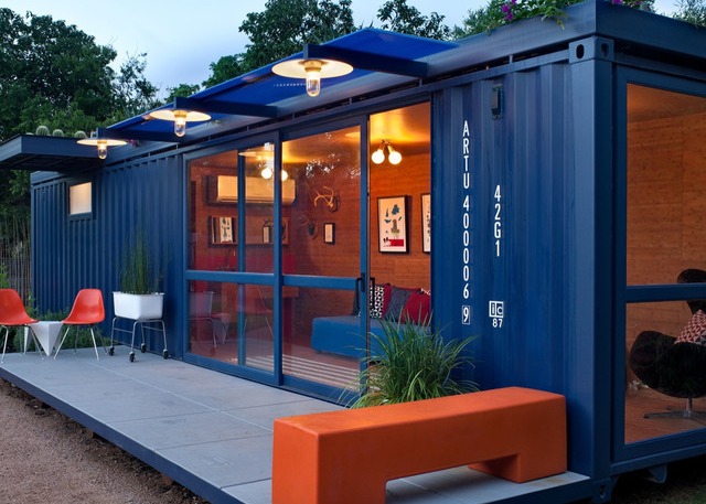 20FT Residential Prefab Container House With Tempered Bulletproof Window
