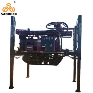 Quality 2.5km/h Travelling Speed Hydraulic Water Well Drilling Rig with BW160/10 Mud Pump wholesale