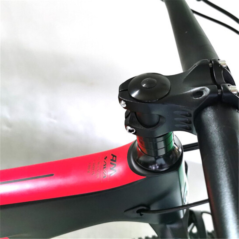 Black red Full Suspension Carbon Mountain Bike 27.5 DH 14kg for Male
