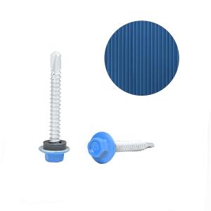 Quality Building Envelope System Fluorocarbon Baking 5.5x45 Stainless Steel Flange Teks Roof Screw wholesale