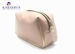 Leather Cosmetic Bag Tropizoid Shape Personalised Lady Makeup Bag Light Weight