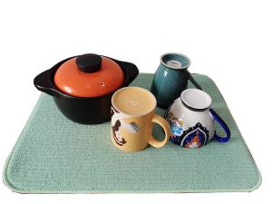 Quality 220gsm 38x50cm Kitchenware Absorbent Dish Drying Mat Microfiber wholesale