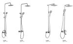 Bathroom accessories powerful shower head bathroom fixtures mixer taps