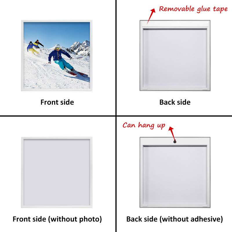 Removable Plastic Photo Frame