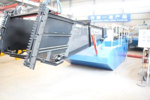 Quality Small Carbon Steel 2000m2 Aquatic plant Harvester With Storage Cabin And Razor Knives wholesale