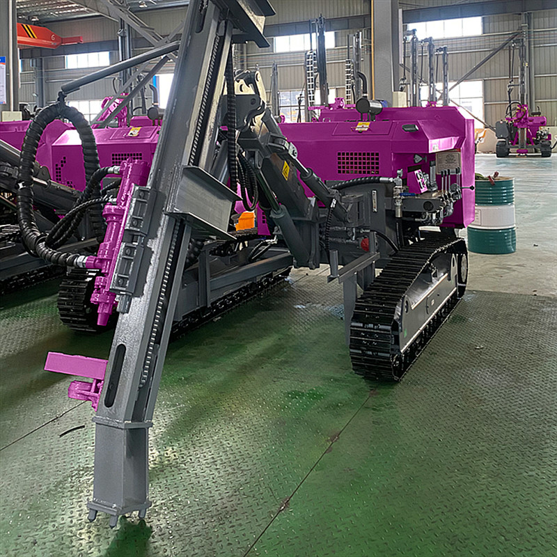 Crawler Hydraulic DTH Drilling Rig Borehole 35m Deep For Ore