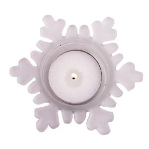 Quality Snow Glass Tealight Candle Holders wholesale