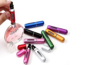 Quality Aluminum Travel Perfume Atomiser 3ml 5ml Disposable Vape Metal Bottle Oil Refill wholesale